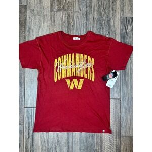 Washington Commanders NFL 47 Brand‎ T-Shirt Women's Large Burgundy